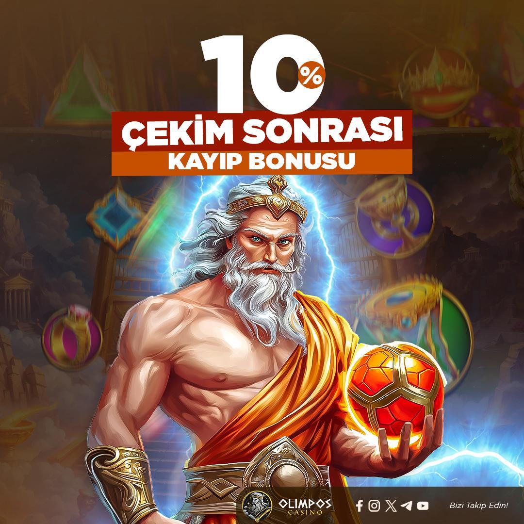 Olimpos Casino yüzde 10 çekim sonrası kayıp bonusu